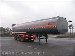 宏宙牌hzz9401ghya1型化工液體運輸半掛車 產(chǎn)品技術參數(shù)